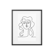 Abstract Young Framed Posters, Matte