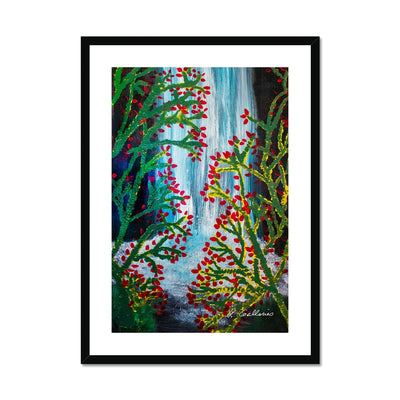 My Waterfall Garden  Framed & Mounted Print