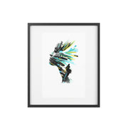 Exotic African Woman Framed Posters, Matte