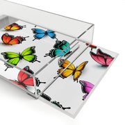 Colorful Butterflies Acrylic Serving Tray