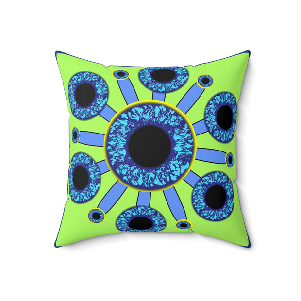 Optical Spun Polyester Square Pillow
