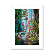 My Waterfall Garden  Framed & Mounted Print
