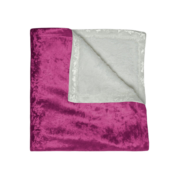 Hot Crushed Velvet Blanket