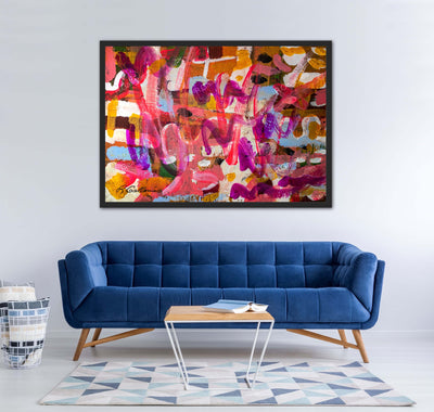 Daydream Abstract  Framed Canvas