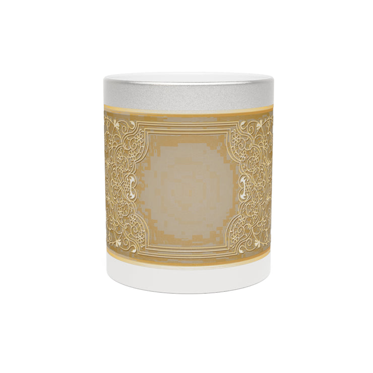 Arabian style Metallic Mug (Silver\Gold)