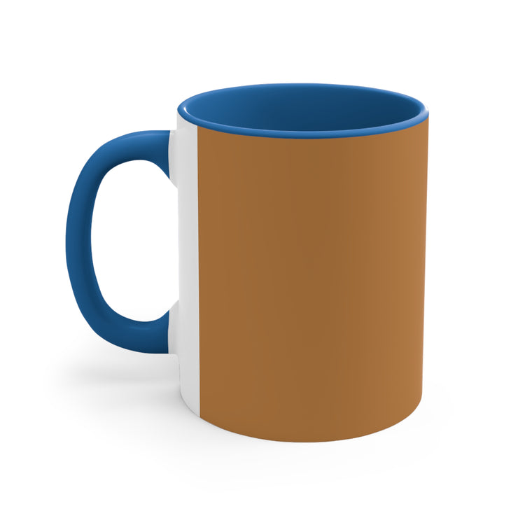 Light Brown Accent Coffee Mug, 11oz