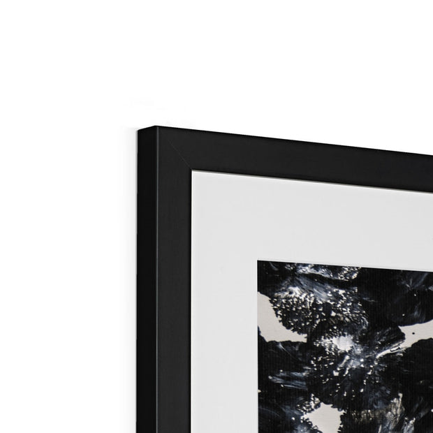 BLACK & WHITE FIELD  Framed & Mounted Print