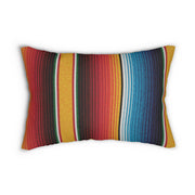 Texture Replica Spun Polyester Lumbar Pillow
