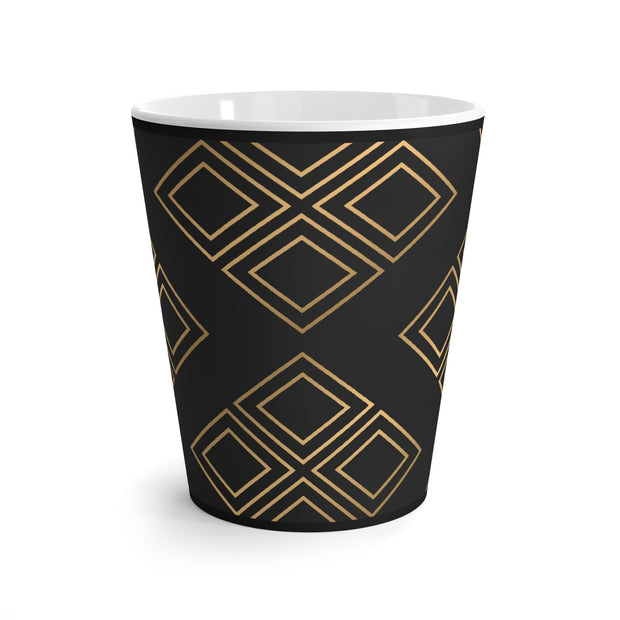 Dark Square Latte Mug