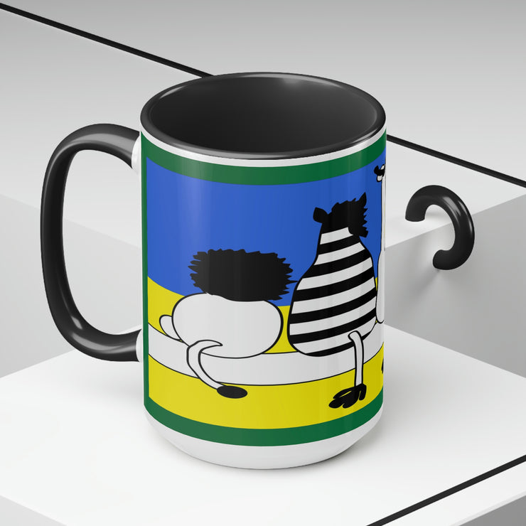 Creature Two-Tone Coffee Mugs, 15oz
