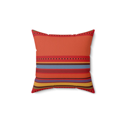 Detail Seamless Spun Polyester Square Pillow