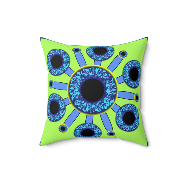 Optical Spun Polyester Square Pillow