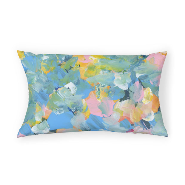 Art Watercolor and Acrylic smear Pillow Sham