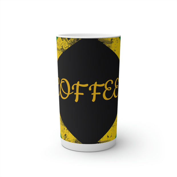 Yellow Band Conical Coffee Mugs (3oz, 8oz, 12oz)