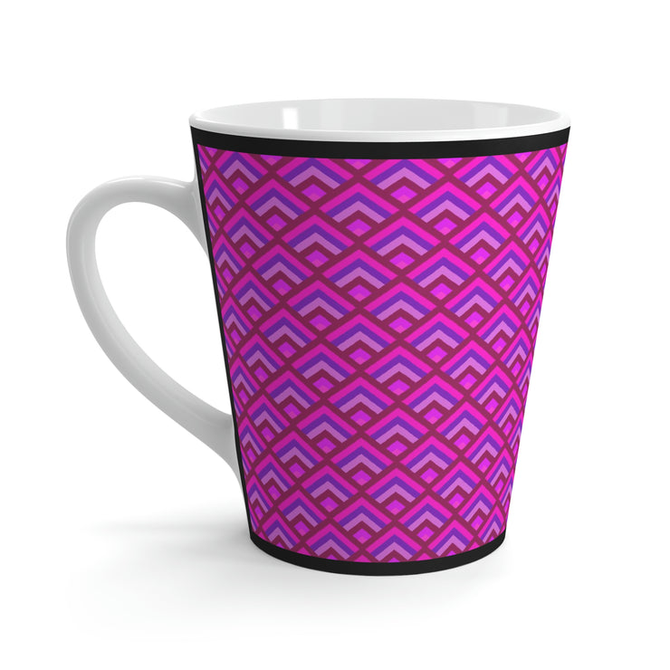 Pink Pyramids Latte Mug