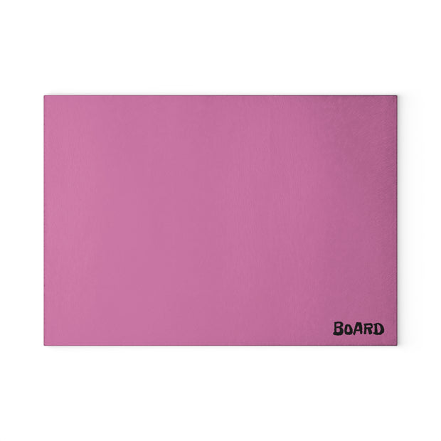 Light Pink Glass Cutting Board