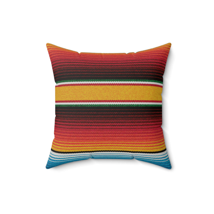Detail Seamless Color Spun Polyester Square Pillow