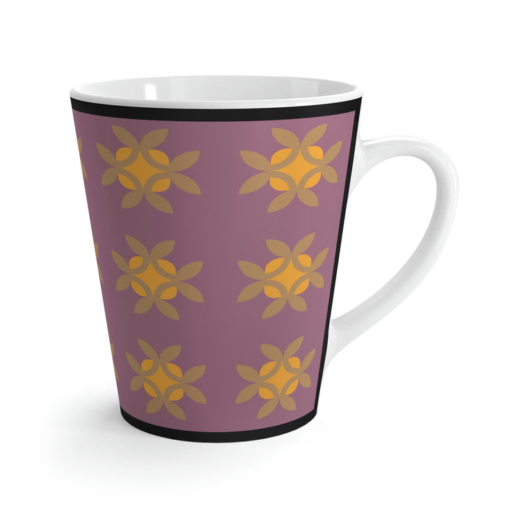 Orchid Flower Latte Mug