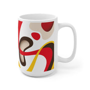 Modern liquid abstraction Ceramic Mug 15oz