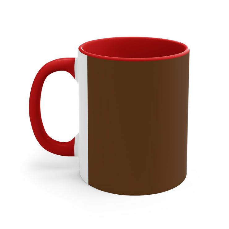 Chocolate-Brown Accent Coffee Mug, 11oz