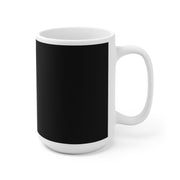 Dark Black Ceramic Mug 15oz