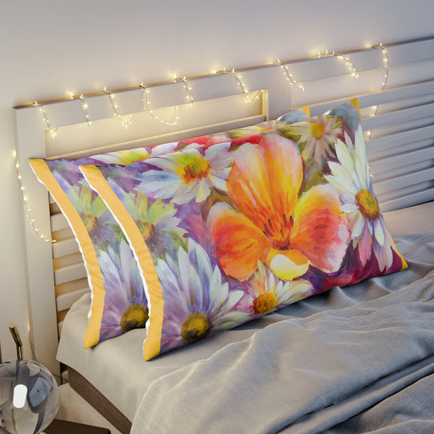 Bright bouquet of spring flowers Pillow Sham