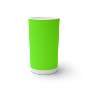 Bright Green Conical Coffee Mugs (3oz, 8oz, 12oz)