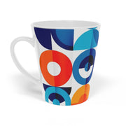 Colorful circle Latte Mug, 12oz