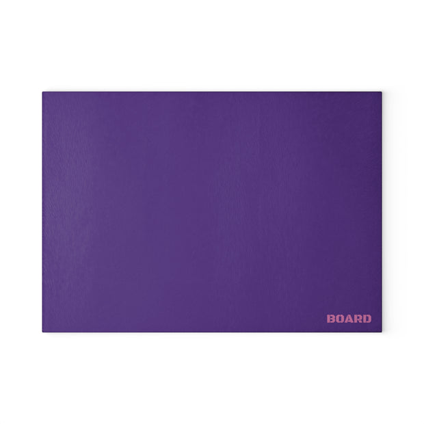 Purple Glass Cutting Board
