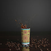 Brown Flower Conical Coffee Mugs (3oz, 8oz, 12oz)