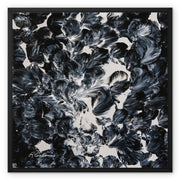 Black & White Field Framed Canvas
