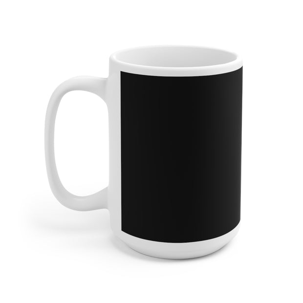 Dark Black Ceramic Mug 15oz