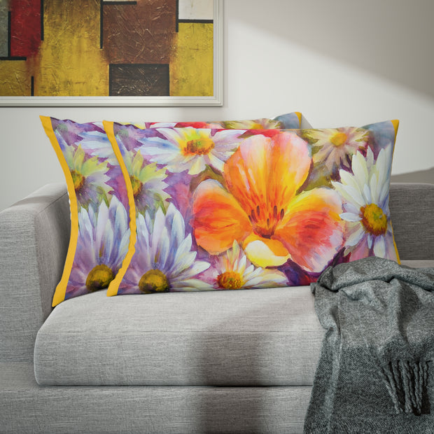 Bright bouquet of spring flowers Pillow Sham