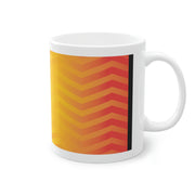Orange Waves Standard Mug, 11oz