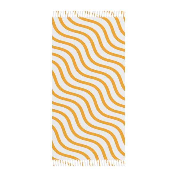 Yellow Wave Boho Beach Cloth