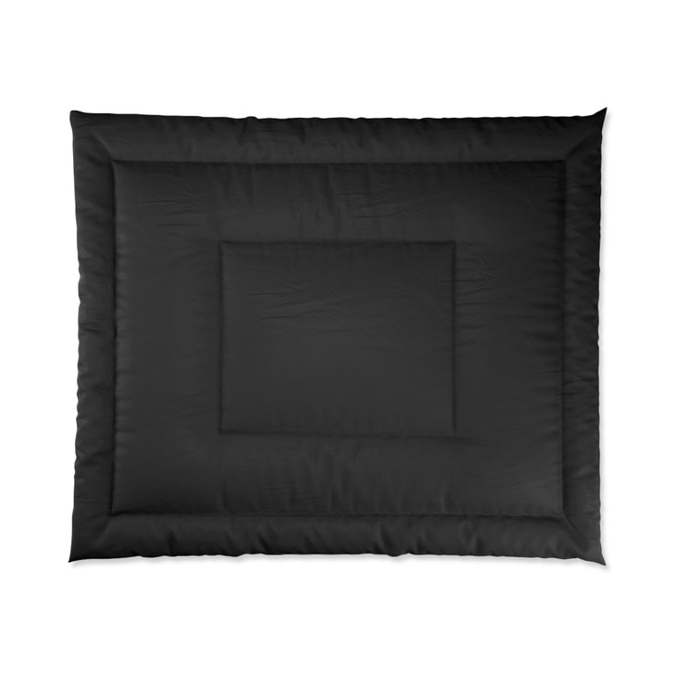 Dark Black Comforter