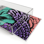 Floral Acrylic Serving Tray
