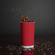 Maroon Conical Coffee Mugs (3oz, 8oz, 12oz)