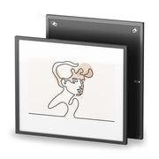 Young Woman Framed Posters, Matte