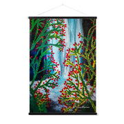 My Waterfall Garden Fine Art Print with Hanger
