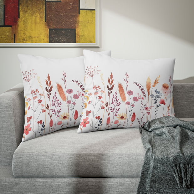 Watercolor floral Pillow Sham