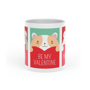 Be My Valentine Heart-Shaped Mug